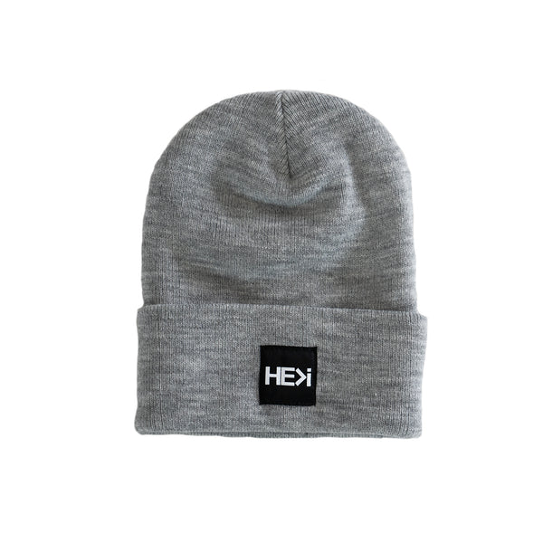 PokeGang Unisex Heather Grey Acrylic Comfortable Form-Fitting Chan Beanie Hat Carhartt A18 Watch Hat (Beanie) - Heather Gray — Dave main image 3