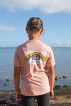 KID'S ALOHA STATE TEE IN DESERT PINK