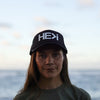 LOGO FOAM TRUCKER HAT IN BLACK