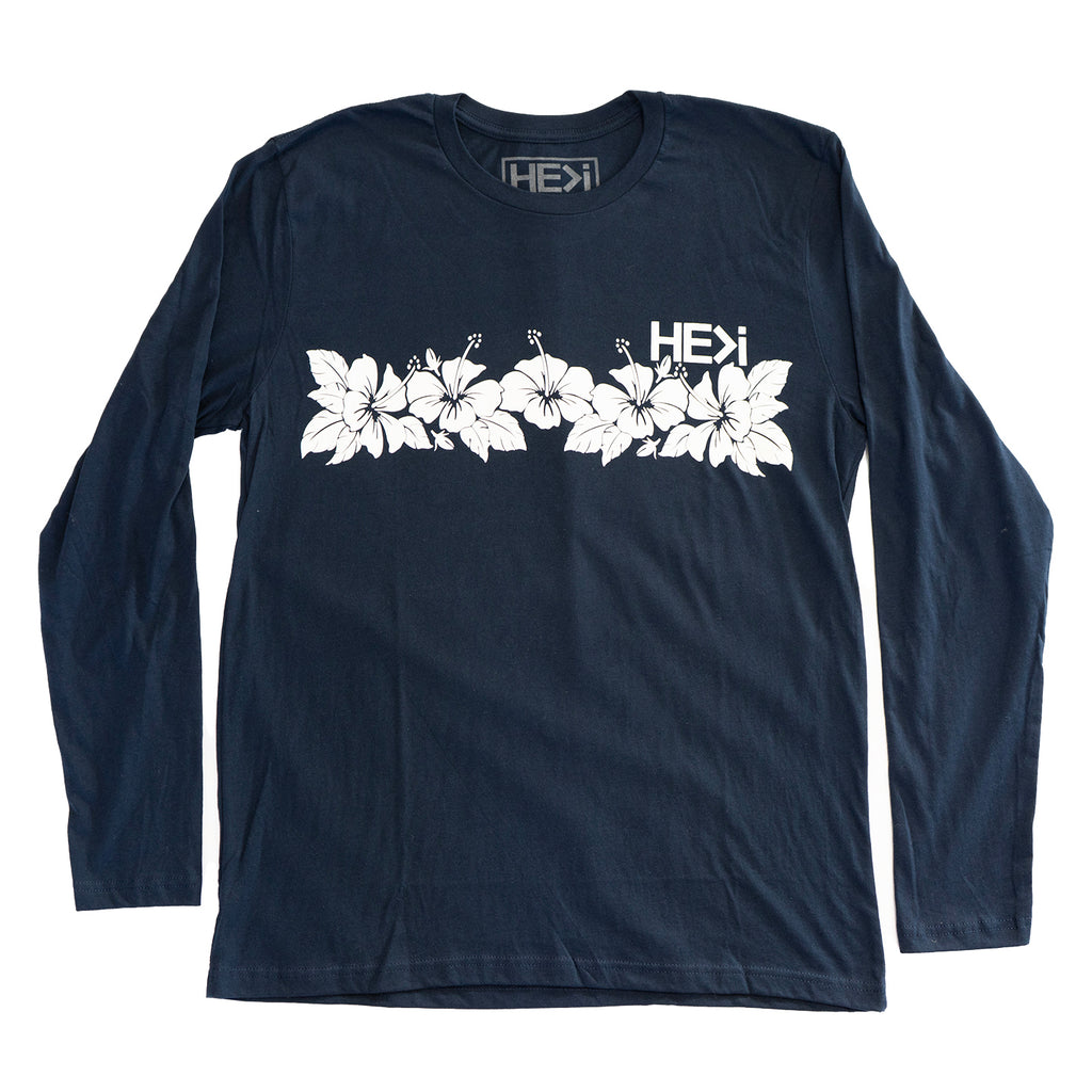 ALOHA FRIDAY LONG-SLEEVE IN MIDNIGHT NAVY – HE>i