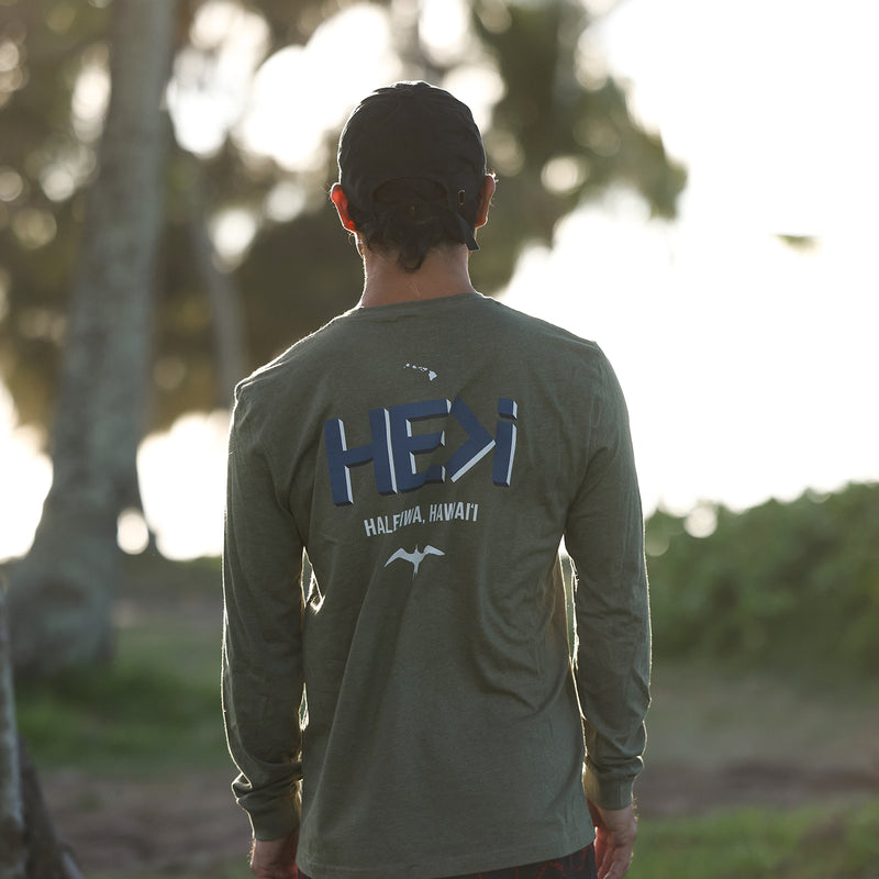 HARBOR LONG-SLEEVE IN MILITARY GREEN