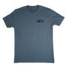 RAINBOW BRIDGE TEE IN BLUE JEAN