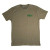 RAINBOW BRIDGE TEE IN MILITARY GREEN