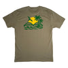 RAINBOW BRIDGE TEE IN MILITARY GREEN