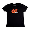 WOMEN'S HIBISCUS TEE IN BLACK