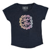 WOMEN'S LEI DOLMAN TEE IN VINTAGE NAVY