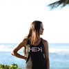 WOMEN'S TIARE LOGO TANK IN VINTAGE BLACK